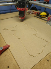 Yoda CNC cut out.